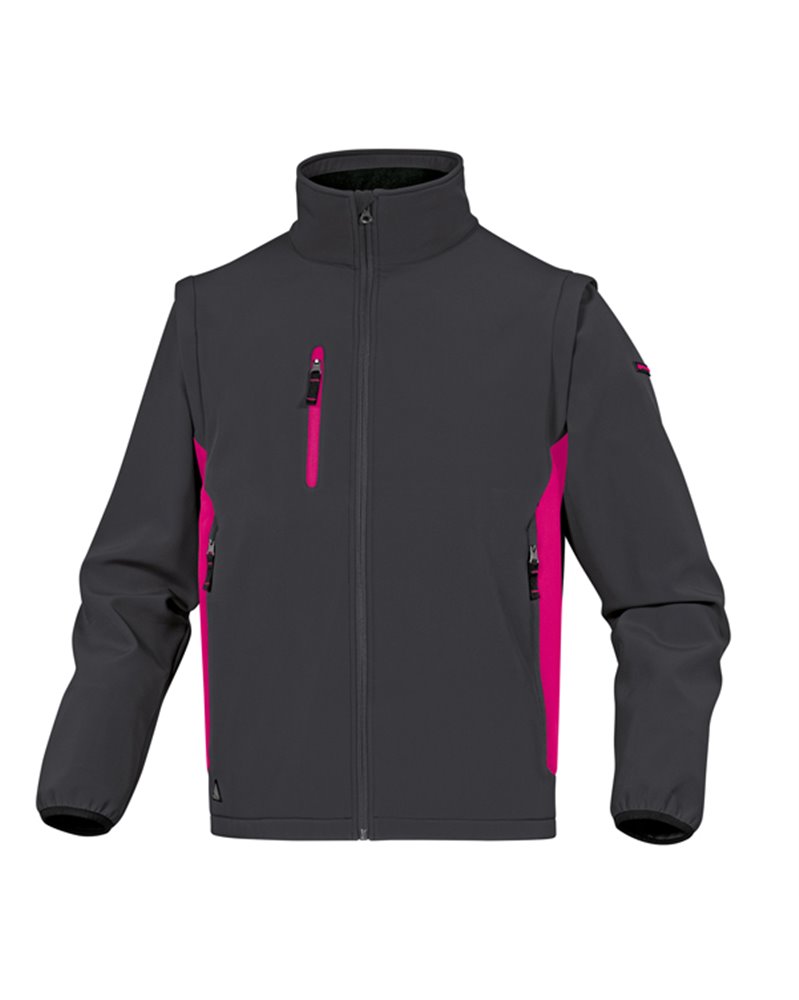 Giacca softshell MySen 2 Tg.S grigio/fucsia