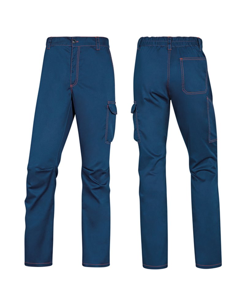 Pantalone da lavoro Panostrpa Tg. M blu/arancio