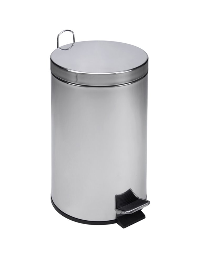 Pattumiera 12Lt a pedale in acciaio inox