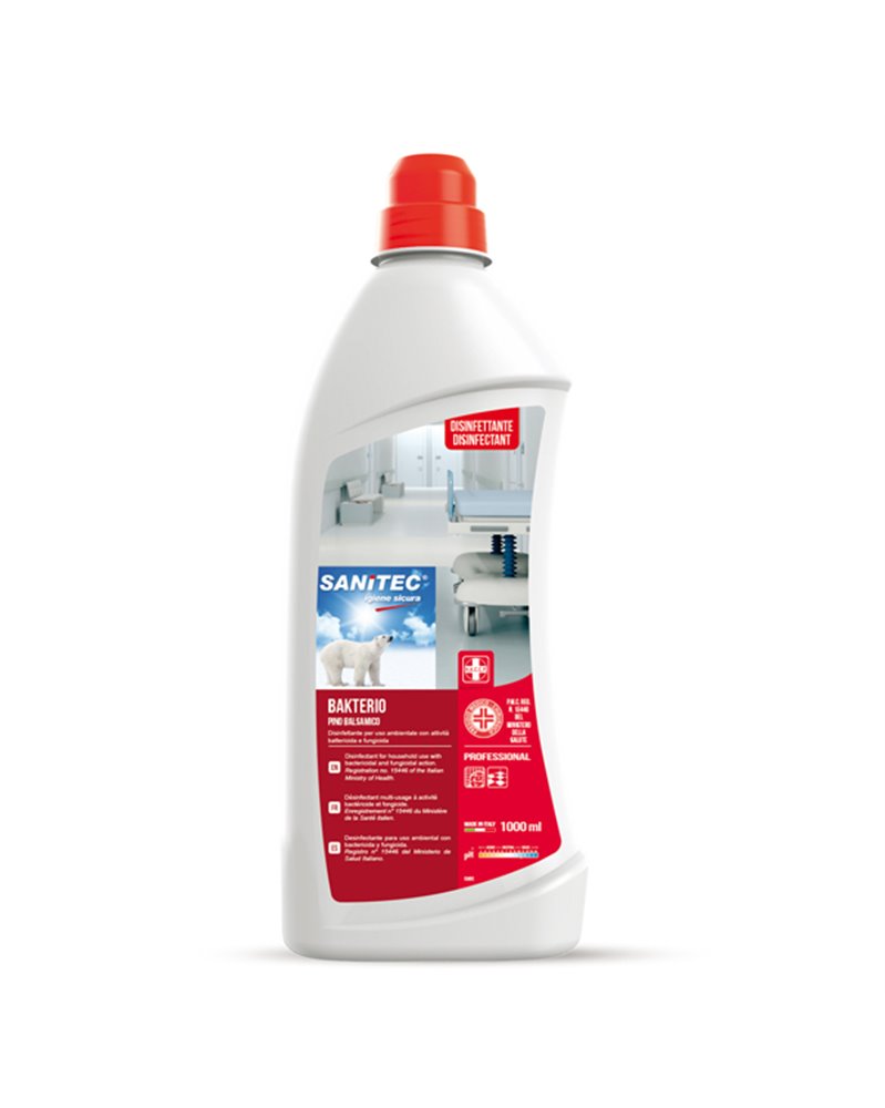 Detergente disinfettante Bakterio 1Lt Pino Sanitec