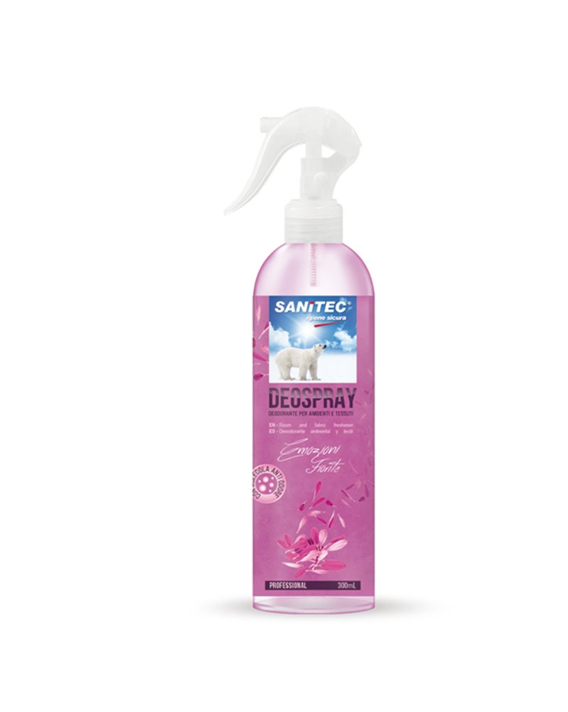 Deo spray Emozioni Fiorite 300ml Sanitec