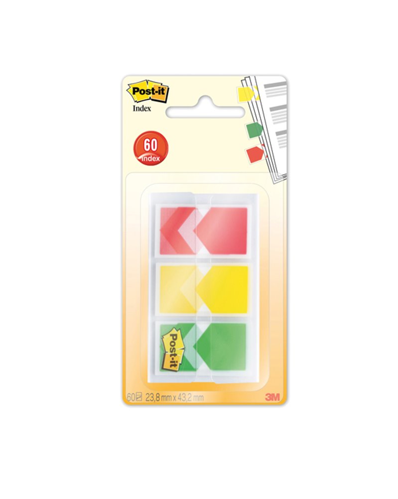 SET 60 Post-it® Index 682-ARR-RYG-EU FORMATO medium Freccia SET 60 Post-it® Index 682-ARR-RYG-EU FORMATO medium Freccia