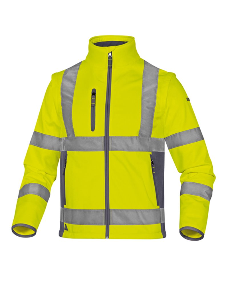 Giacca Softshell Moonlight 2 alta visibilitA' giallo fluo tg.M DeltaPlus