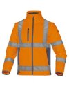 Giacca Softshell Moonlight 2 alta visibilitA' arancio fluo tg.M DeltaPlus