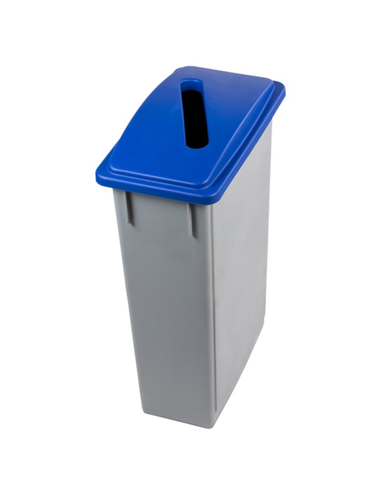 Contenitore Office 90Lt + Coperchio blu per CARTA Contenitore Office 90Lt + Coperchio blu per CARTA