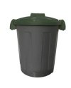 Contenitore portarifiuti Dusty 25Lt c/coperchio verde