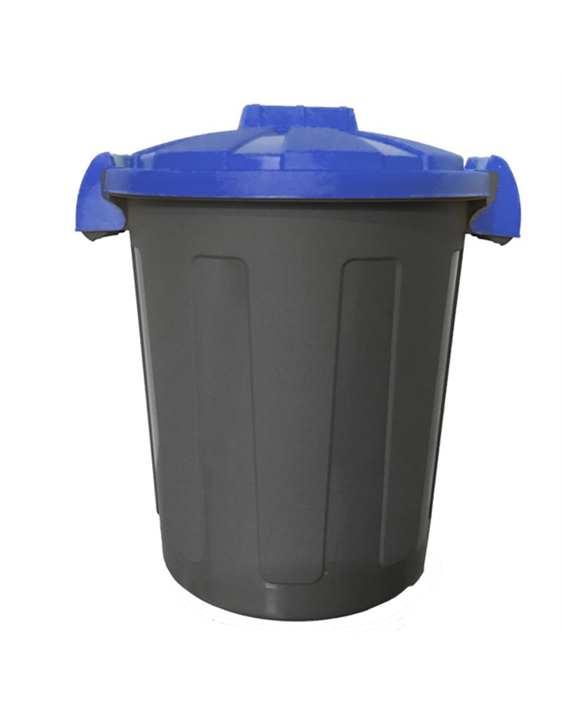 Contenitore portarifiuti Dusty 25Lt c/coperchio blu