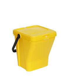 Contenitore portarifiuti Eco-Top 35Lt giallo