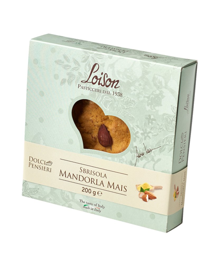 Torta Sbrisola Classica Mandorla e Mais 200gr - Loison Torta Sbrisola Classica Mandorla e Mais 200gr - Loison