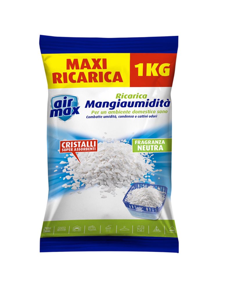 Ricarica Sali assorbiumiditA' AIR MAX da 1kg neutra