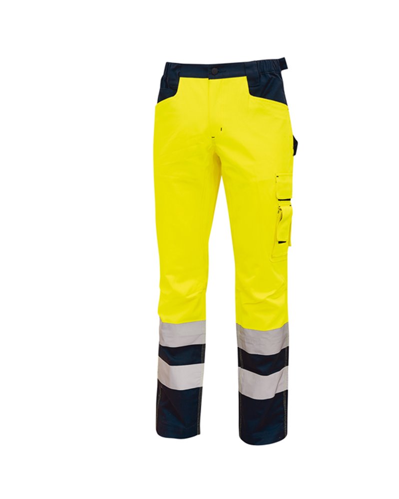 Pantalone invernale alta visibilitA' Beacon giallo fluo Taglia M U-Power