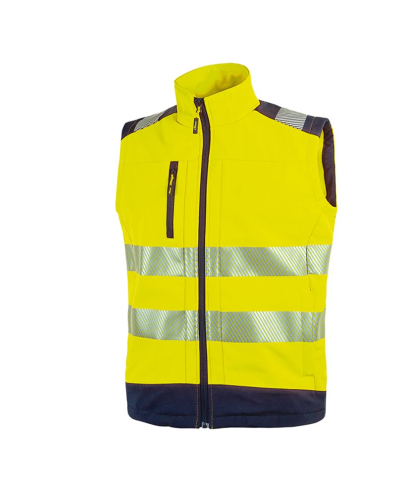 Gilet alta visibilitA' softshell Dany giallo fluo Taglia XL U-Power