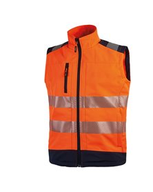 Gilet alta visibilitA' softshell Dany arancio fluo Taglia L U-Power