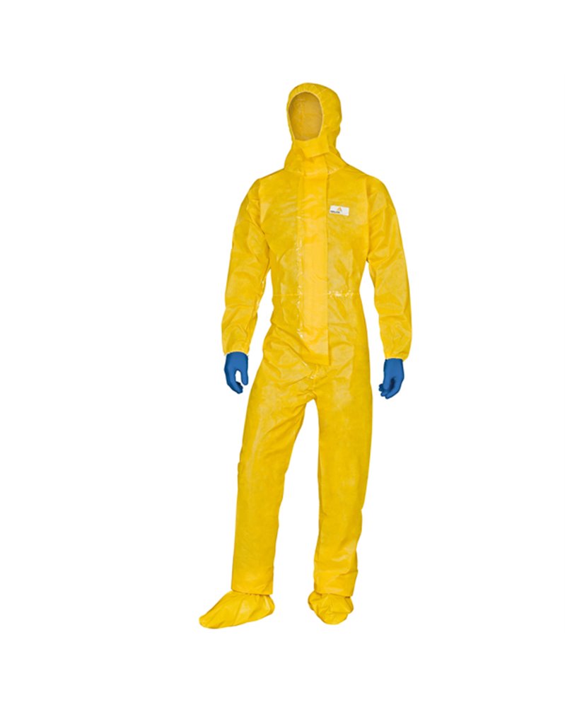 Tuta di protez. da rischio chimico DT300 Tg M giallo Deltachem