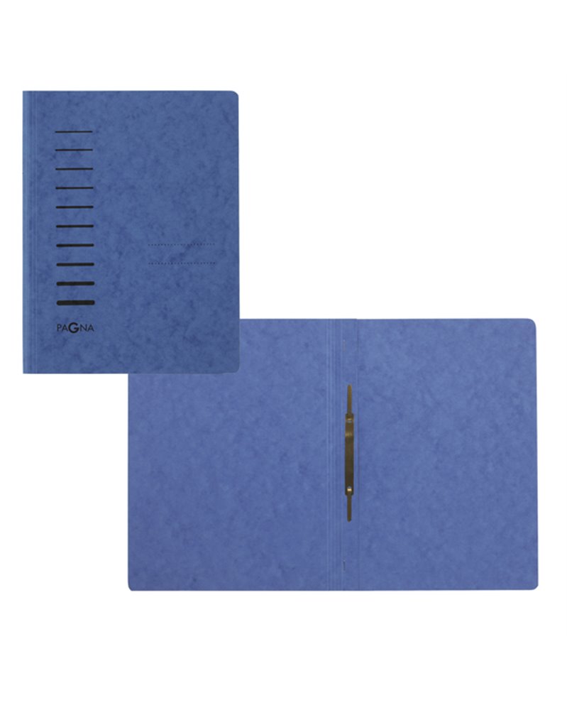 Cartellina blu in cartone con pressino fermafogli A4 PAGNA Cartellina blu in cartone con pressino fermafogli A4 PAGNA