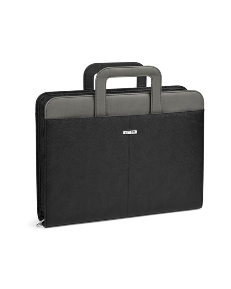 PORTABLOCCO CITY TIME CON MANICI RIENTRANTI NERO A4 NIJI