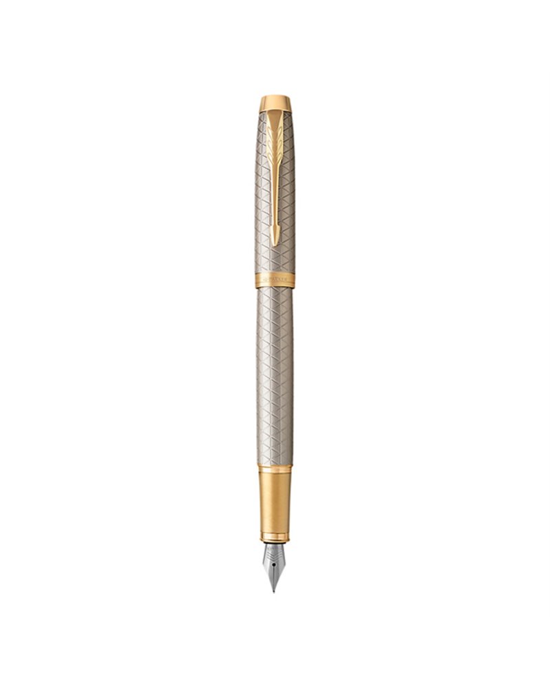 STILOGRAFICA IM PREMIUM WARM GREY METAL CHISELLED M PARKER