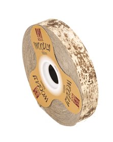 Rotolo nastro Woodly Corteggia 24mmx100mt avorio Bolis