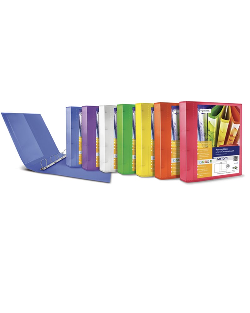 Raccoglitore MYTO TI 30 A4 4D 22x30cm assortito personalizzabile SEI ROTA