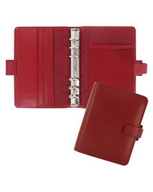 Organiser Metropol Pocket f.to 146x115x35mm rosso similpelle Filofax