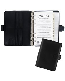 Organiser Metropol Personal f.to 188x135x38mm nero similpelle Filofax