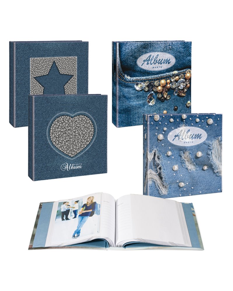 Album 100 foto13x19 copertina in fantasie assortite LEBEZ