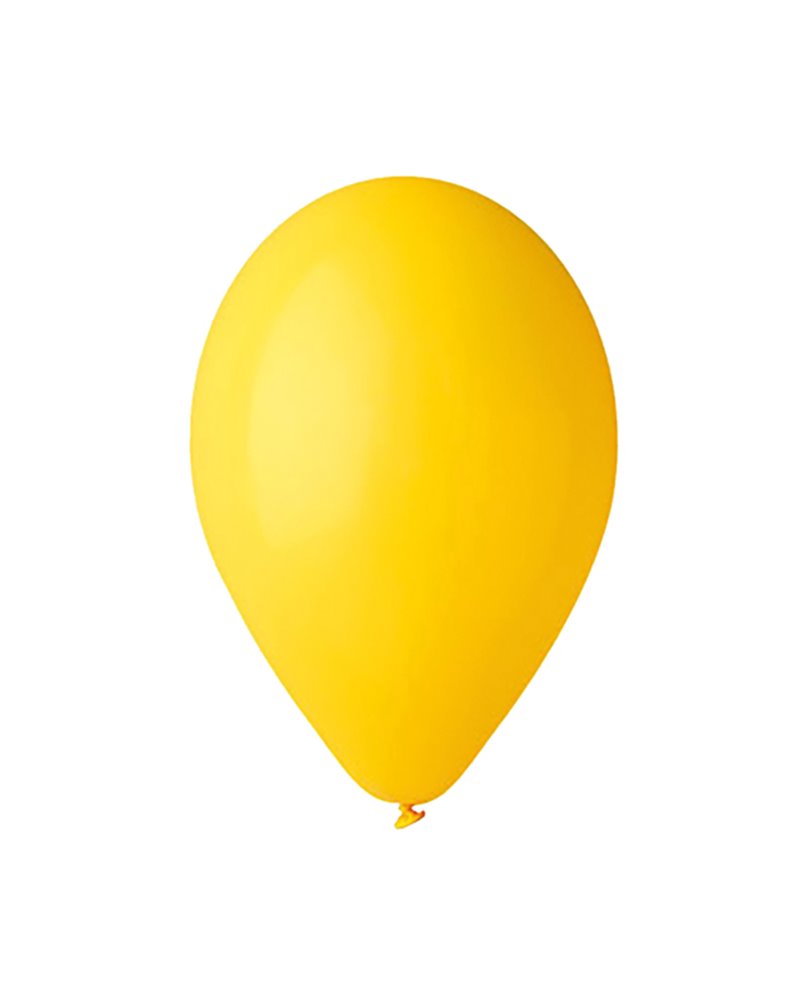 Busta 16 palloncini in lattice Ã˜30cm giallo Big Party