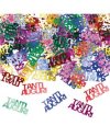 Busta 15gr coriandoli in plastica "Tanti Auguri" Big Party
