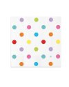 20 tovaglioli Pois multicolor 33x33cm Big Party