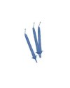 12 candeline c/supporto h. 8cm celeste Big Party