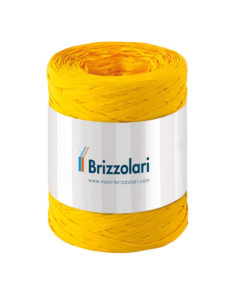 Rafia sintetica 6802 5mmx200mt colore giallo 02 Brizzolari