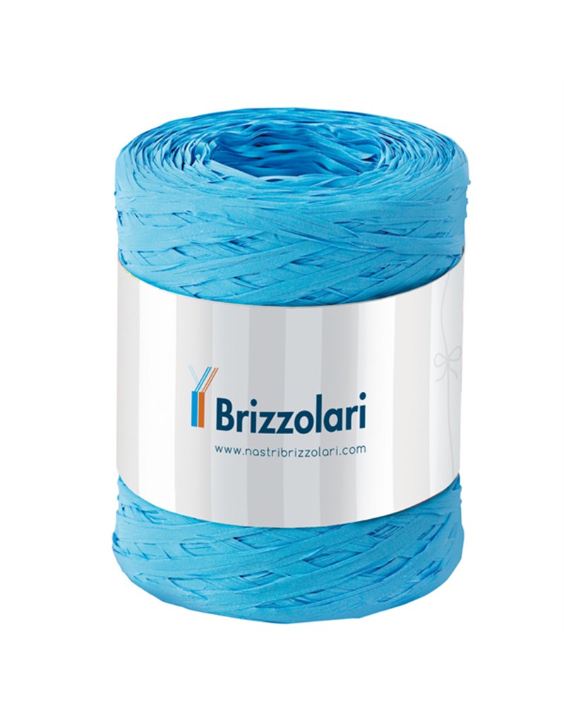 Rafia sintetica 6802 5mmx200mt colore azzurro 06 Brizzolari