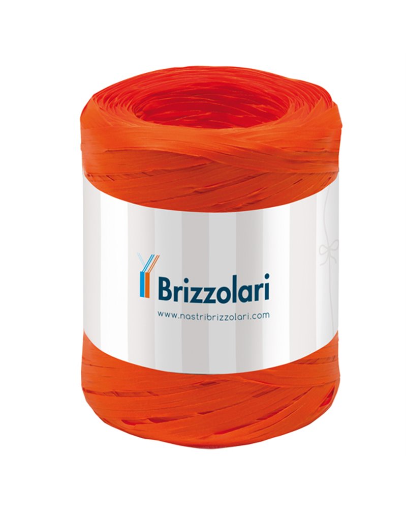 Rafia sintetica 6802 5mmx200mt colore arancione 12 Brizzolari Rafia sintetica 6802 5mmx200mt colore arancione 12 Brizzolari