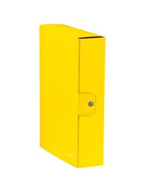 Scatola progetto WOW dorso 8cm giallo LEITZ