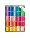 25 rocche nastro liscio 6800 10mmx10mt colori assortiti primavera Brizzolari