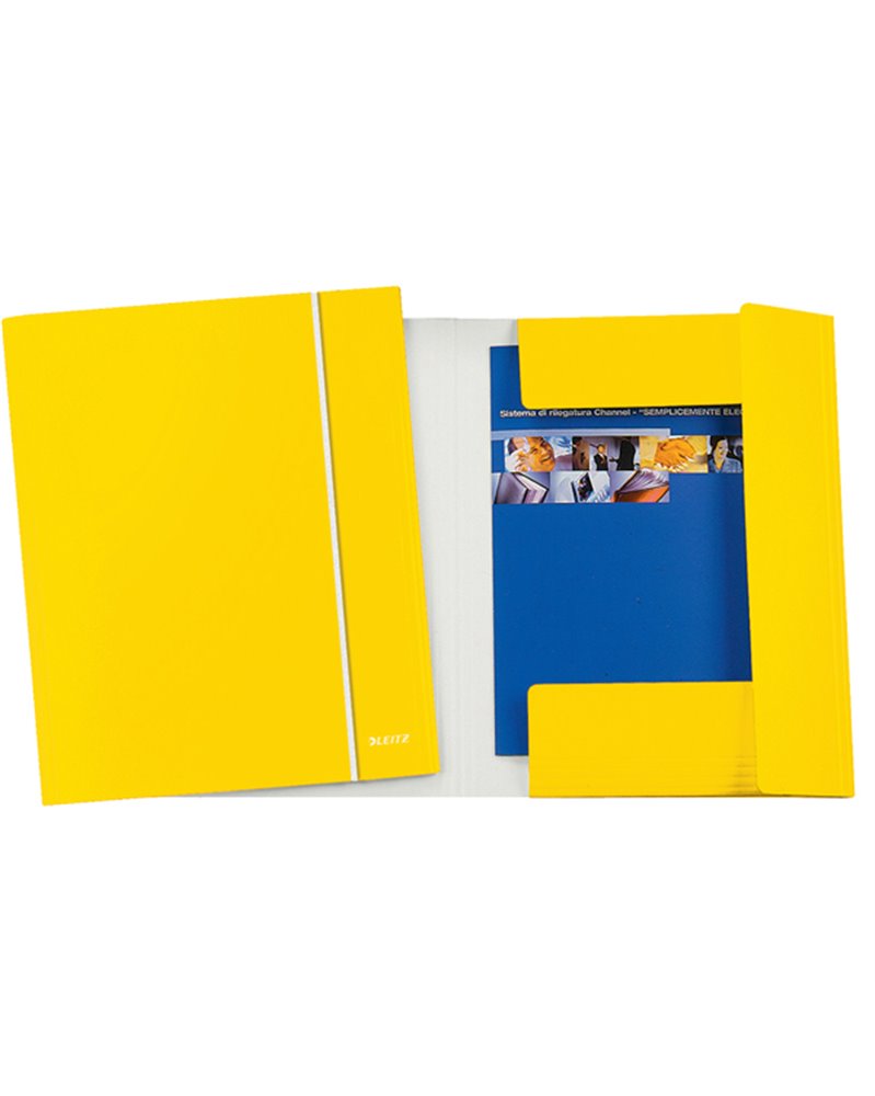 Cartellina c/elastico WOW giallo 25X35cm