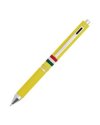 Penna sfera scatto multifunzione QUADRA fusto giallo gommato Italia OSAMA