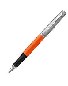 Penna stilo Jotter Original punta M fusto arancione Parker
