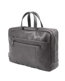 Borsa Gate convertibile ecopelle dim. 42x28x14cm grigio INTEMPO