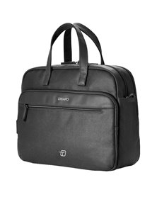 Borsa Hike tela cerata dim. 38x29x16cm nero INTEMPO