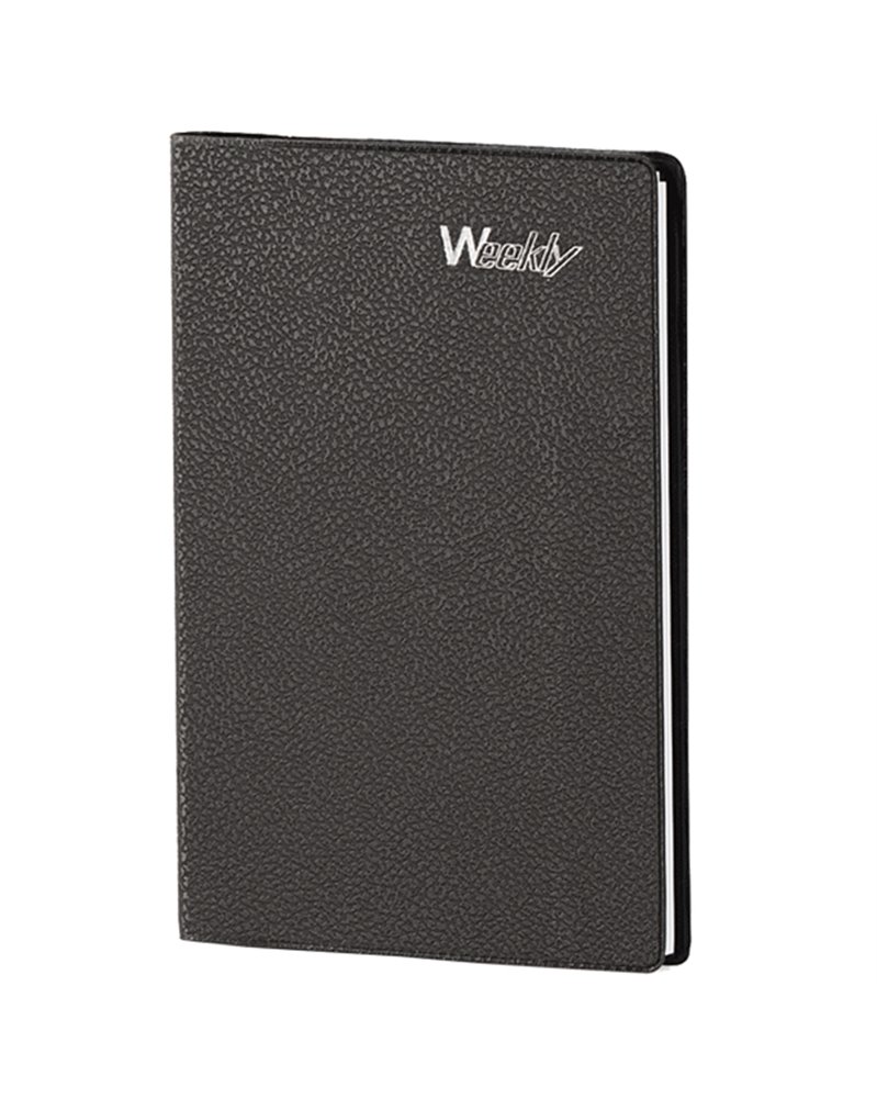 Agenda Weekly settimanale 2021 in ppl dim.8x16cm nero INTEMPO