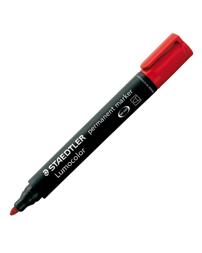 MARCATORE LUMOCOLOR PERMANENT 352 ROSSO P.TONDA STAEDTLER