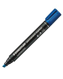 MARCATORE LUMOCOLOR PERMANENT 350 BLU P.SCALPELLO STAEDTLER