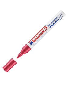 Marcatore EDDING 750 punta media vernice rosso