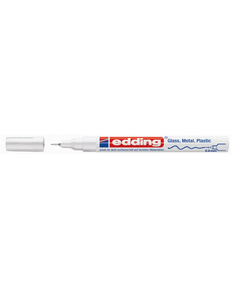 Marcatore EDDING 780 punta extra fine vernice bianco Marcatore EDDING 780 punta extra fine vernice bianco