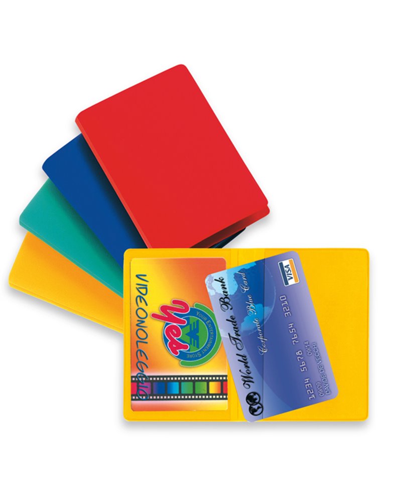 Busta PORTA CARD 2 COLOR 2 tasche col.ass. 5,8X8,7cm Sei rota
