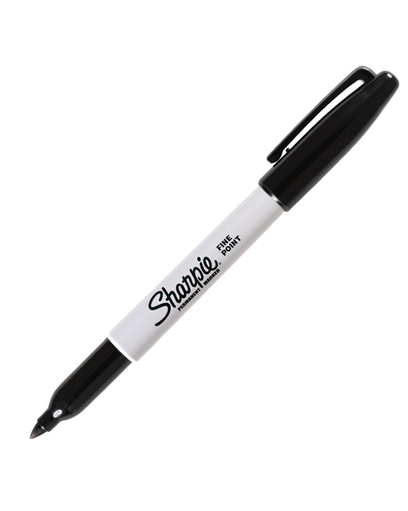 MARCATORE SHARPIE NERO PERMANENTE P.FINE