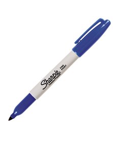 MARCATORE SHARPIE BLU PERMANENTE P.FINE