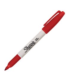 MARCATORE SHARPIE ROSSO PERMANENTE P.FINE