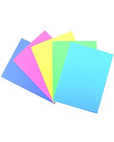 25 cartelline 3L pastello C/stampa rigatura rosa CARTEX BLASETTI